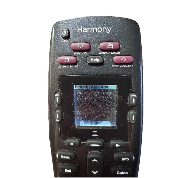 Logitech Harmony 700 Universal Remote Control Black *READ* AS IS/REPAIR - Picture 7 of 7